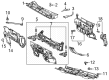 Toyota Highlander Dash Panel Diagram - 55101-0E260
