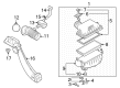 Toyota Grand Highlander Air Filter Box Diagram - 17700-F0330