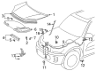 Toyota RAV4 Hood Diagram - 53301-42040
