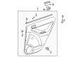Toyota Matrix Weather Strip Diagram - 68174-01020