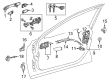 Toyota Land Cruiser Door Check Diagram - 68610-60170