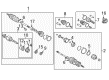 Toyota Celica Axle Shaft Diagram - 43420-20581