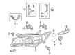 Toyota Tacoma Headlight Bulb Diagram - 90981-13085