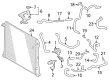 Toyota Tacoma Coolant Reservoir Hose Diagram - 16268-47040
