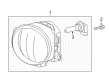 Toyota Highlander Fog Light Diagram - 81220-02160