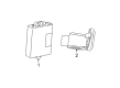 Toyota Sienna Body Control Module Diagram - 89780-08040