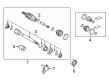 Toyota RAV4 CV Joint Diagram - 43030-33070