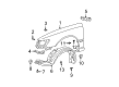 Toyota Solara Fender Diagram - 53802-06050