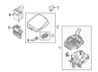 Toyota Yaris iA Fuse Diagram - 90118-WB813