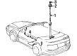 Toyota Paseo Antenna Cable Diagram - 86101-16050