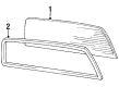 Toyota Pickup Weather Strip Diagram - 64812-89111