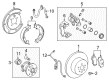 Toyota Camry Parking Brake Cable Diagram - 46410-06140