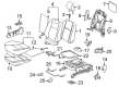 Toyota Prius C Seat Covers Diagram - 71071-52Q41-C1
