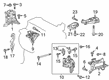 Toyota Corolla Engine Mount Torque Strut Diagram - 12363-24010
