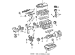 Toyota Crankshaft Thrust Washer Diagram - 11011-62010
