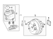 Toyota Sequoia Brake Booster Diagram - 44610-0C111