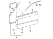 Toyota Solara Door Moldings Diagram - 75720-AA050