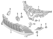 Toyota Camry Grille Diagram - 53102-06240