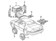 Toyota Avalon Car Speakers Diagram - 86160-AC180