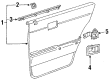 Toyota Cressida Interior Door Handle Diagram - 69206-30010