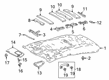 Toyota C-HR Sun Visor Diagram - 74320-10620-C0