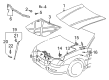 Toyota Avalon Hood Release Cable Diagram - 53630-AC030