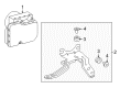 Toyota Corolla ABS Control Module Diagram - 44050-02B60