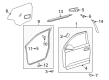 Scion xD Door Seal Diagram - 68160-52160