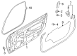 Toyota GR86 Door Seal Diagram - SU003-08598