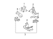 Toyota Tundra Engine Mount Diagram - 12371-62150