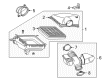 Toyota Air Intake Hose Diagram - 17880-38040