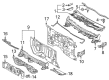 Scion iQ Dash Panel Diagram - 55101-74020
