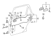 Toyota Interior Door Handle Diagram - 69206-02050-E0