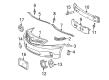 Toyota Camry License Plate Diagram - 52114-06090