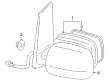 Toyota Prius Car Mirror Diagram - 87940-47101
