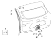 Toyota Highlander Door Latch Assembly Diagram - 69350-0E151