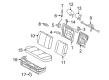Scion xB Seat Covers Diagram - 71075-12K70-B2