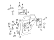 Toyota Venza Exterior Door Handle Diagram - 69210-0T030-C1