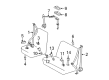 Toyota Yaris Seat Belt Diagram - 73360-52212-C2