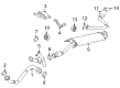 Toyota Tail Pipe Diagram - PT18A-42090