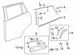 Toyota Door Moldings Diagram - 75077-0R070
