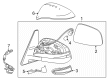 Toyota 4Runner Mirror Cover Diagram - 87915-42160-J1