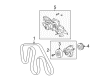 Toyota Tundra Drive Belt Diagram - 99366-H2230
