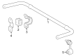 Toyota bZ4X Sway Bars Diagram - 48812-42080