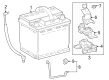 Toyota Prius Car Battery Diagram - 28800-21223