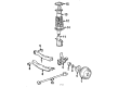 Toyota Tercel Strut Mounts Diagram - 48750-12020