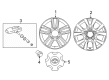 Toyota Land Cruiser Wheel Cover Diagram - 4260B-60370