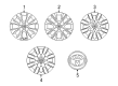 Toyota Matrix Wheel Cover Diagram - 42603-02220
