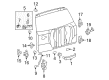 Toyota RAV4 Trunk Lid Latch Diagram - 69110-42131
