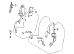 Toyota Sequoia Seat Belt Diagram - 73360-0C091-B1